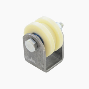 Ролик капролон под полосу на платформе d=50